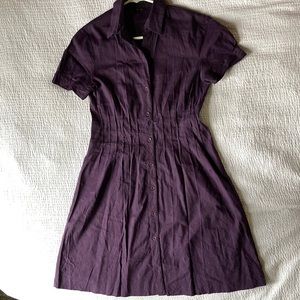 Theory Linen Blend Casual Dress